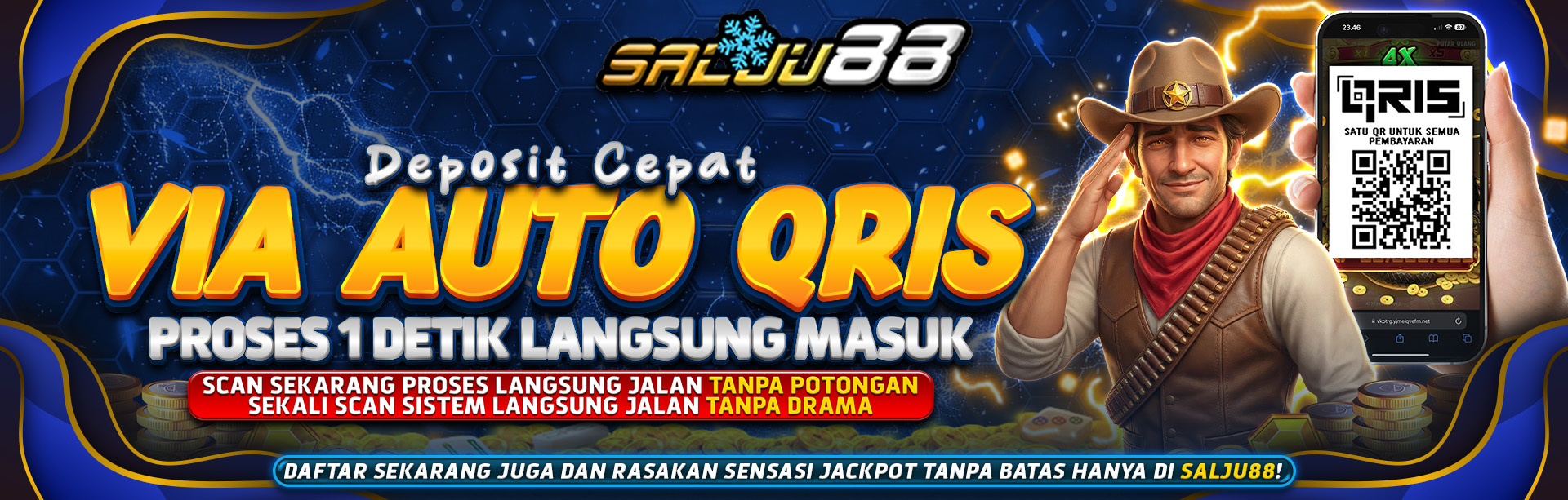 Deposit cepat via QRIS Salju88 proses instan