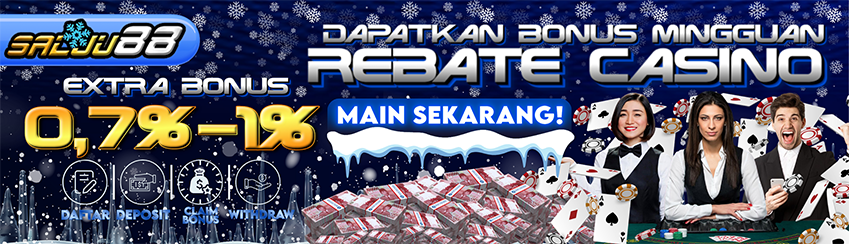 BONUS REBATE CASINO UP TO 1%