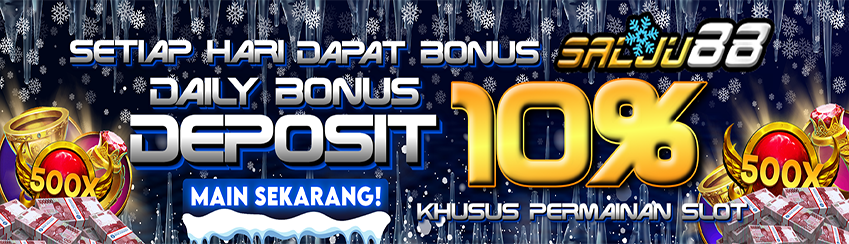 BONUS DEPOSIT 10% Khusus Login Via APK
